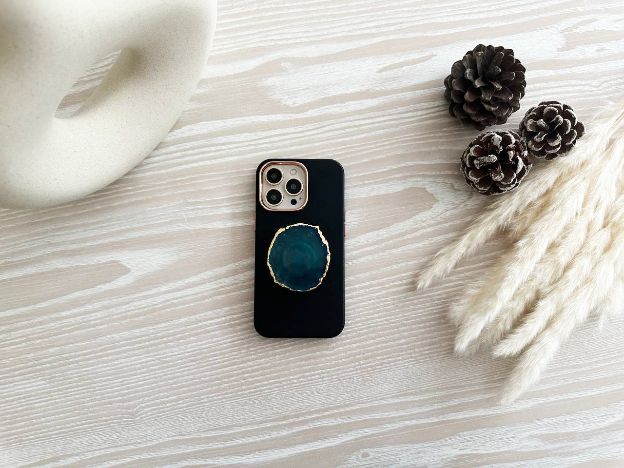 Aquamarine Agate Popsocket 4