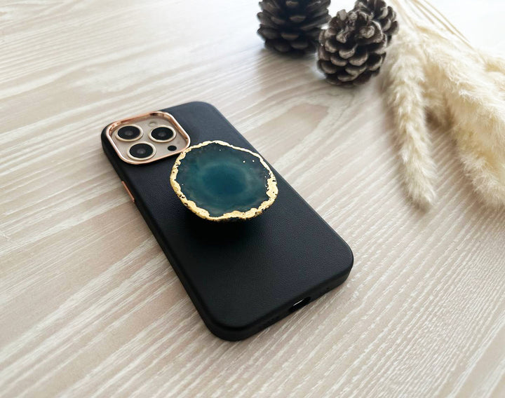 Aquamarine Agate Popsocket 3