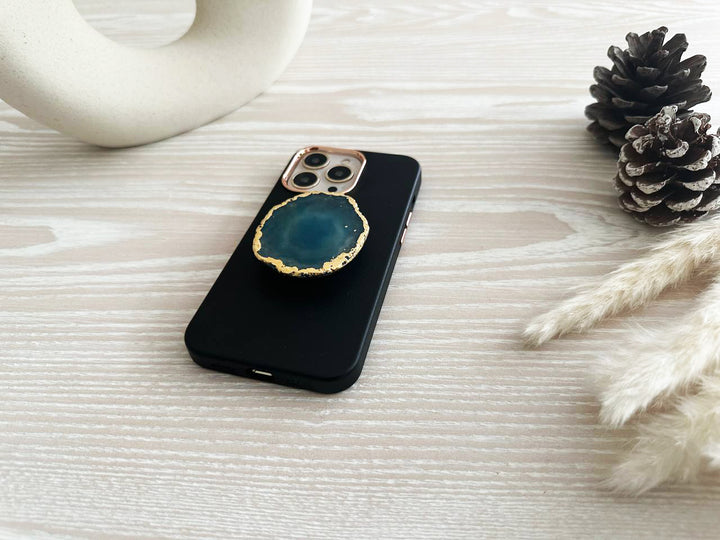 Aquamarine Agate Popsocket 3