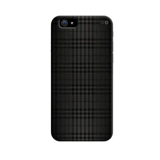 Black Checked Pattern 3D Case