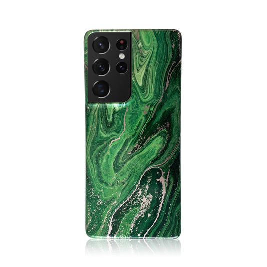 Emerald Marble Silicon Samsung Case