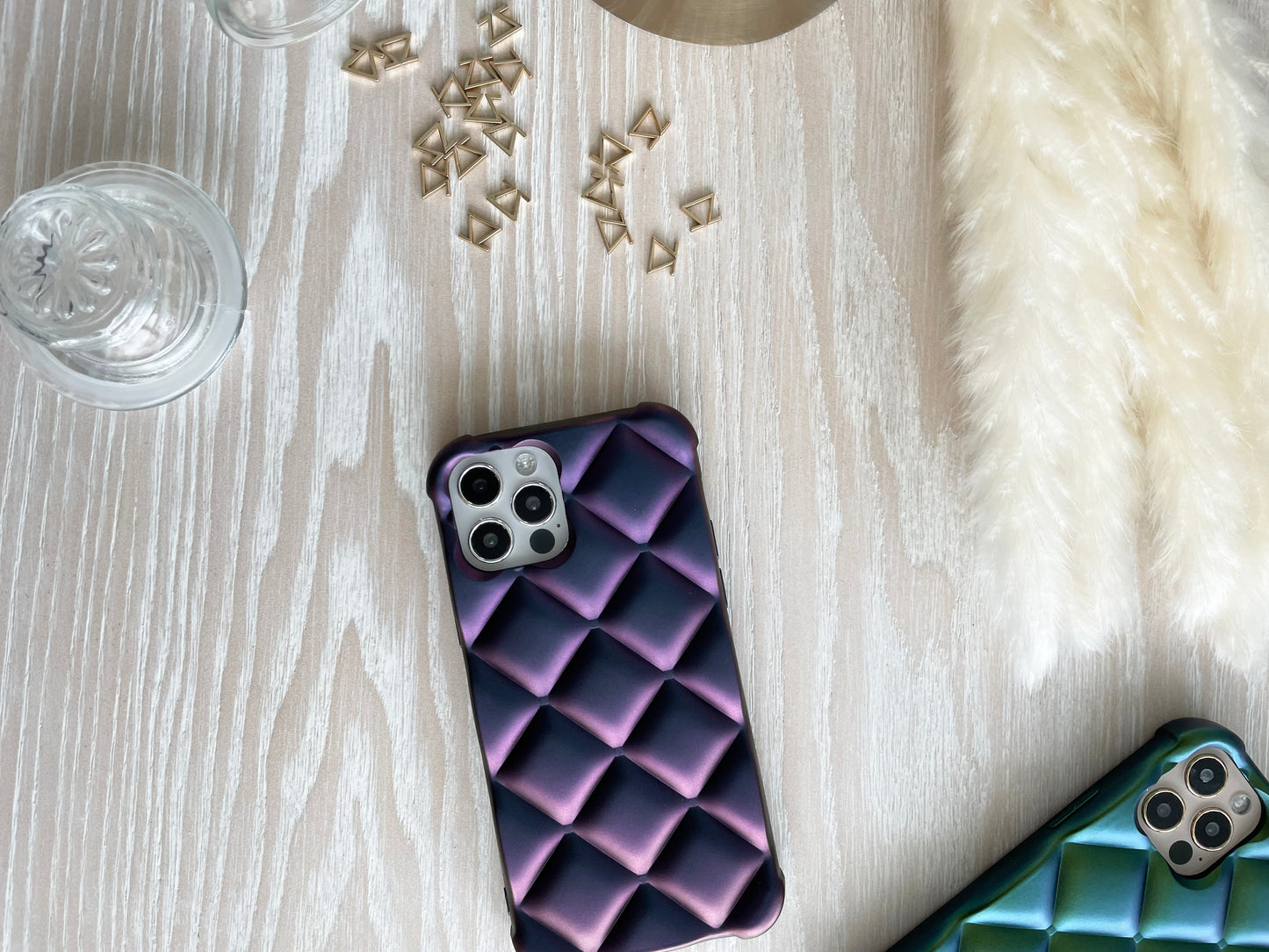 Aubergine Quilted Silicon Case