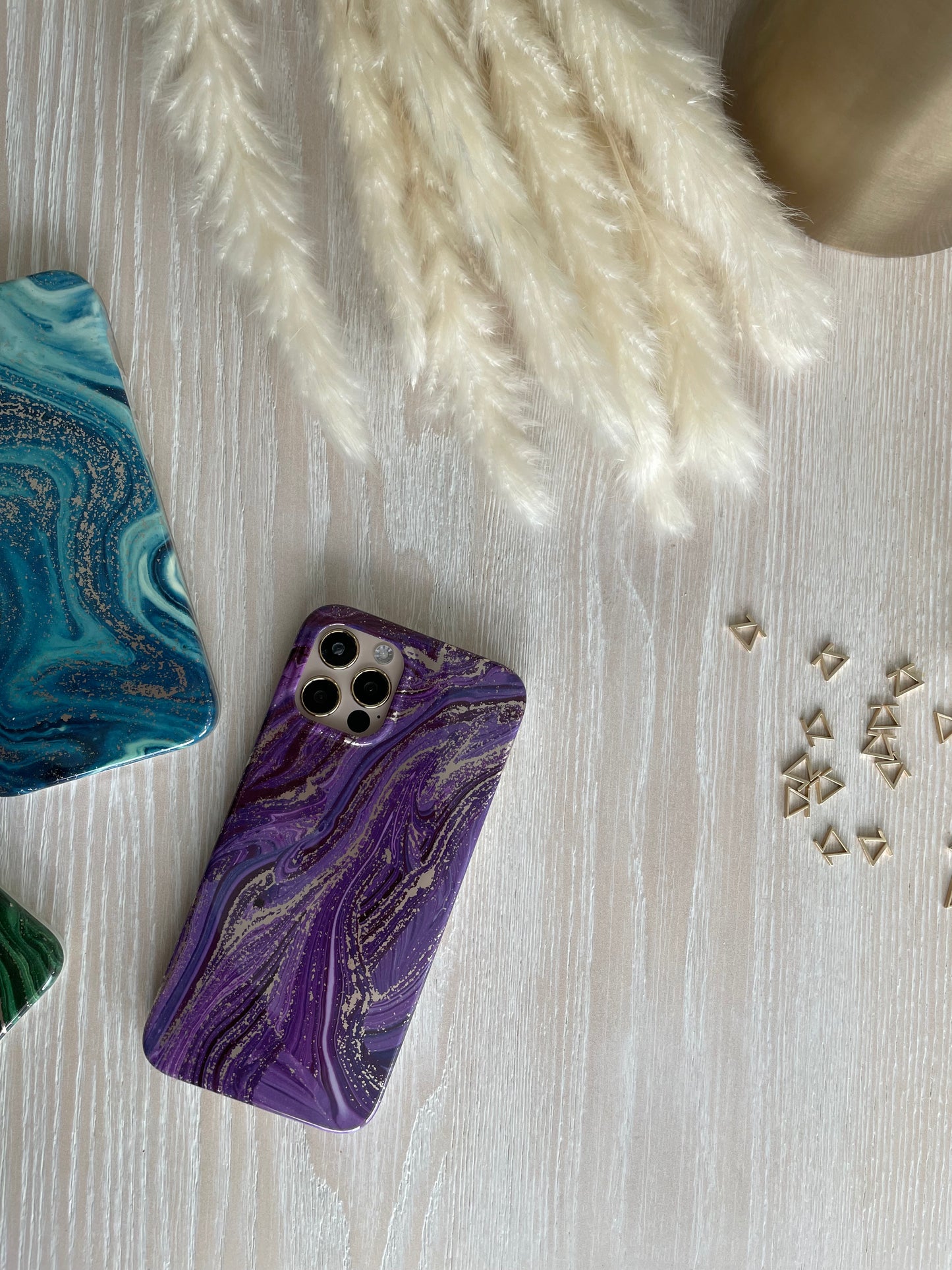 Amethyst Marble iPhone Silicon Case