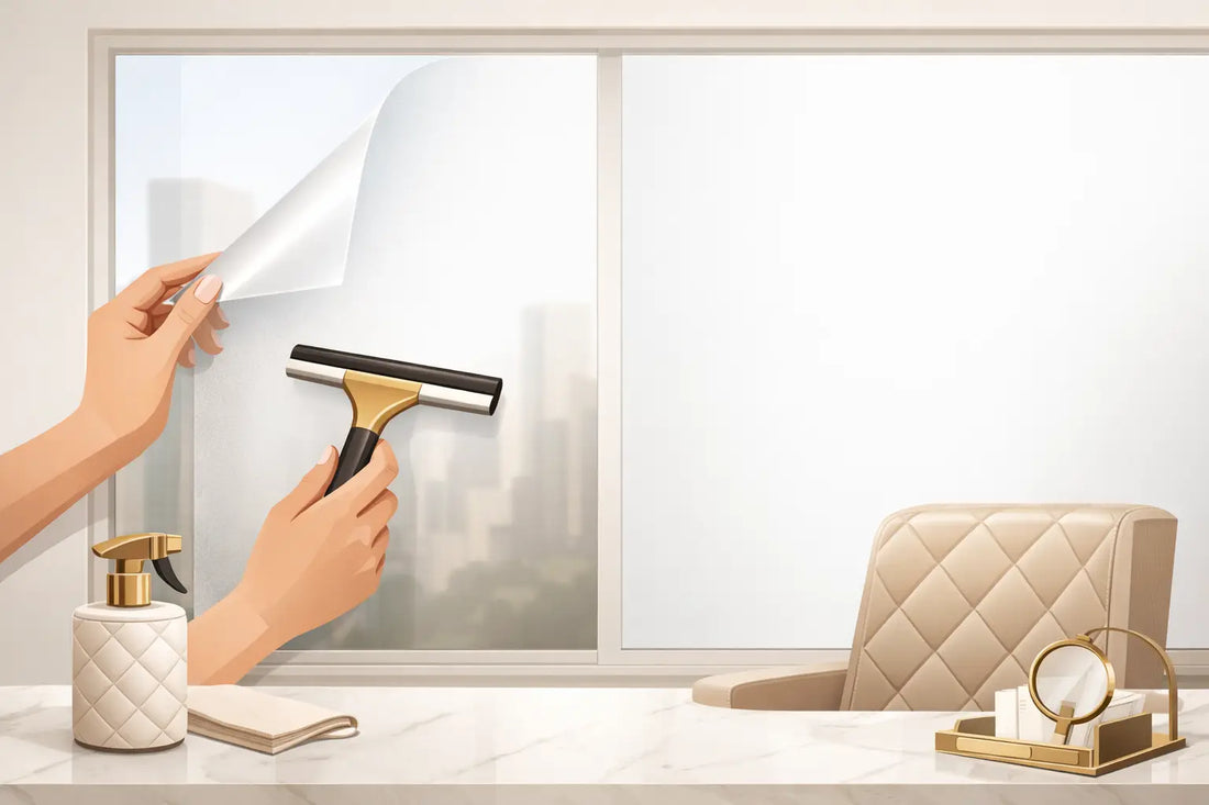 How to Apply Privacy Film Without Bubbles