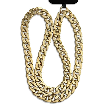 Gold Neck/Cross Body Chain - Glossy