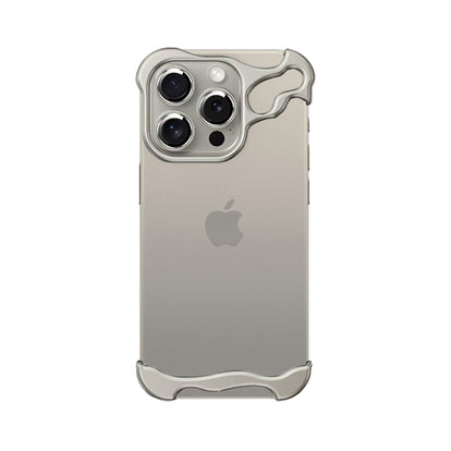 Minimalist Stealth Silver Aluminium Bumper Case with Camera Protector Cazset Minimalist Stealth Silver Aluminium Bumper Case with Camera Protector Cazset