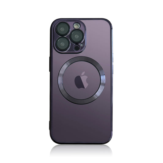 Purple Clear Magnetic Case