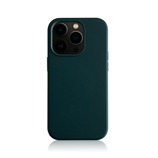 Teal Leather Magnetic Case