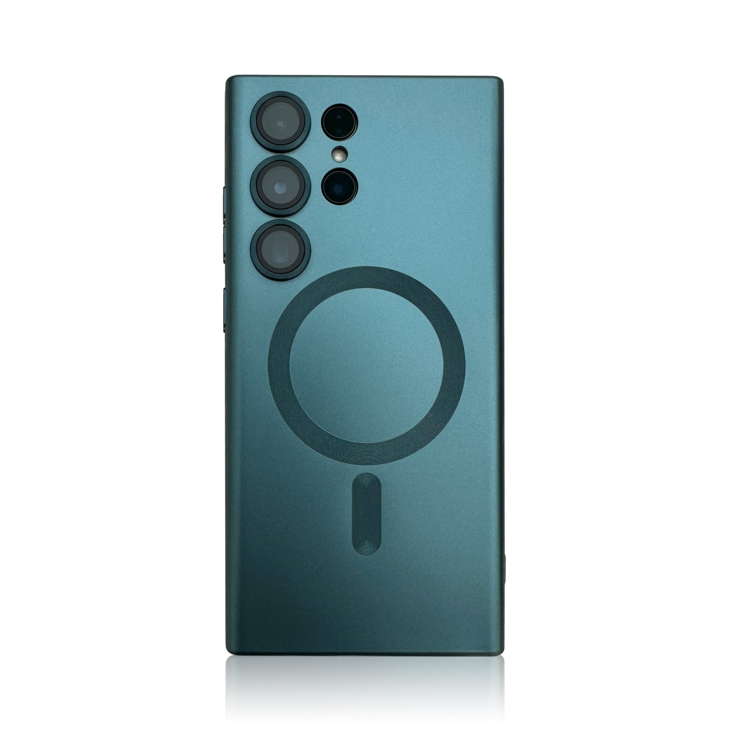 Teal Magnetic Silicon Samsung Case