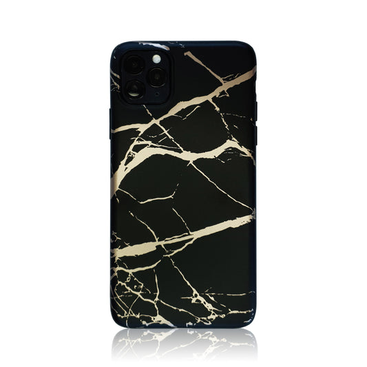 Black and Gold Silicon iPhone Case