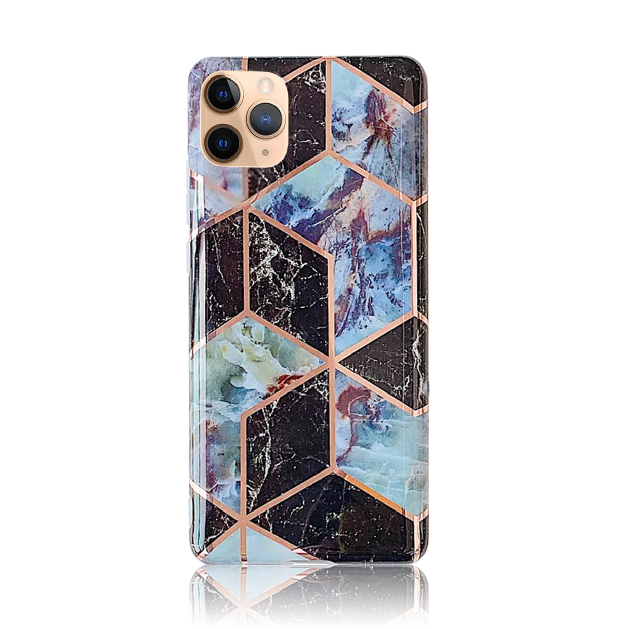 Black Rose Gold Plated Silicon Case