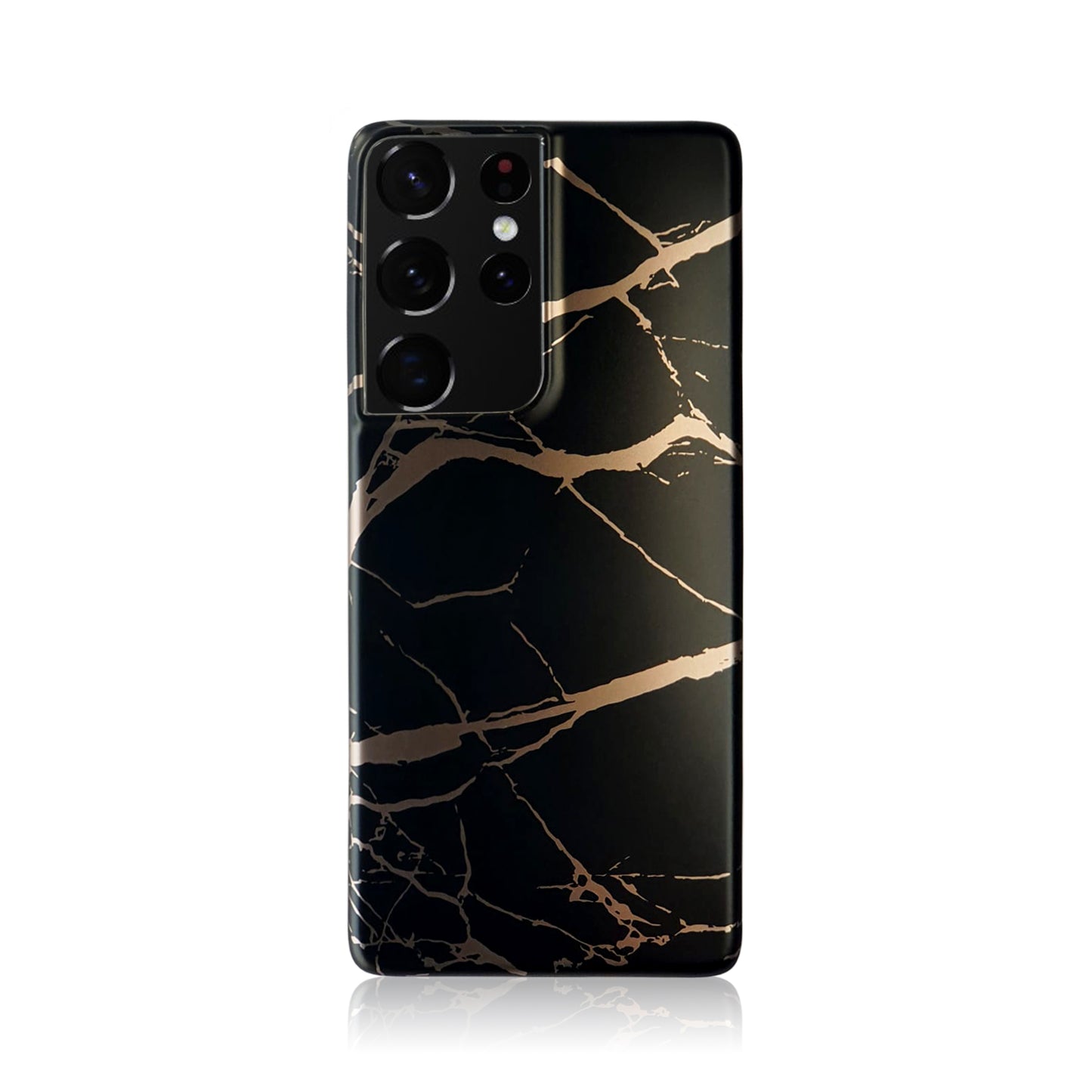 Black and Rose Gold Silicon Samsung Case