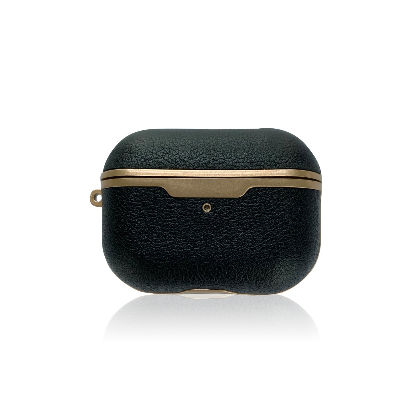 Black Leather and Gold AirPods Pro / 2nd Gen / 3rd Gen Case