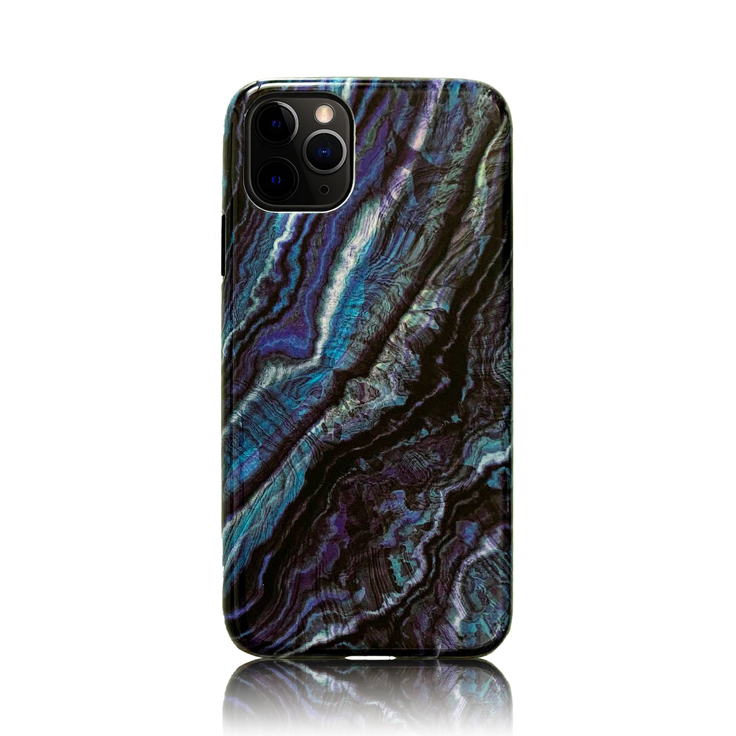 Blue and Black 3D Hybrid iPhone Case