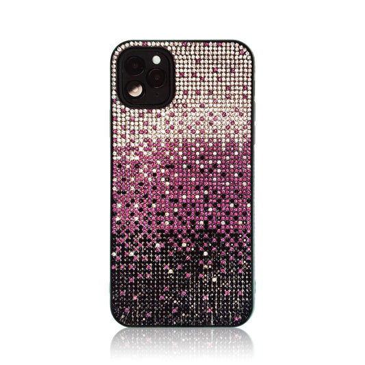 Crystal Gradient Purple Silicon iPhone Case