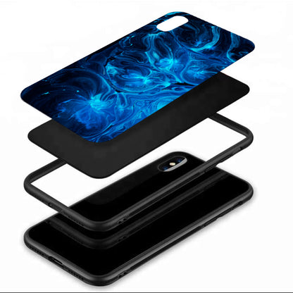 Electric Sea Tempered Glass Case