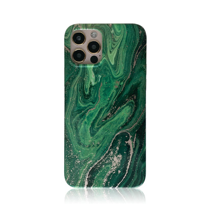 Emerald Marble iPhone Silicon Case