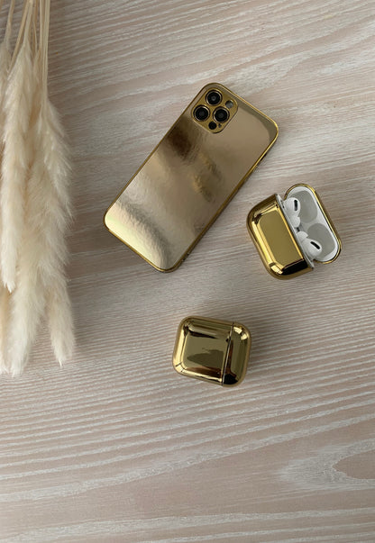 Gold Reflective AirPods Case