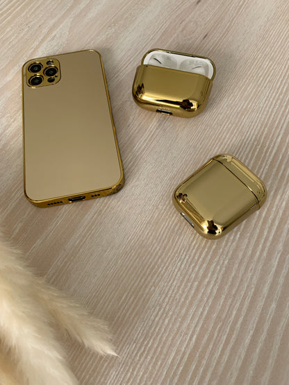 Gold Reflective Silicon Case