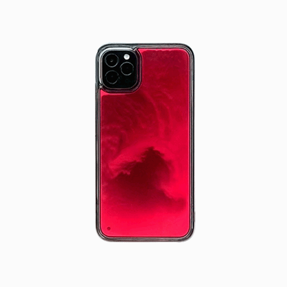 Pink Glow in the Dark Liquid iPhone Case