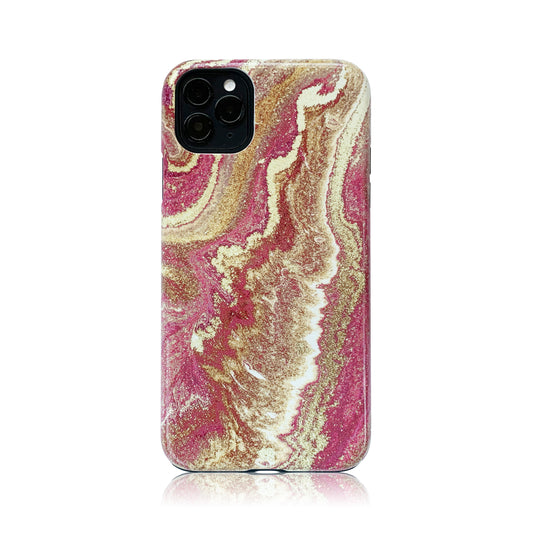 Pink Marble Hybrid Case