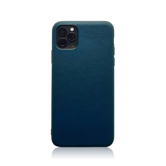 Teal Leather iPhone Case