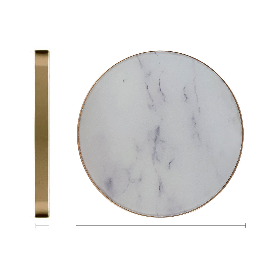 White Marble Charging Pad