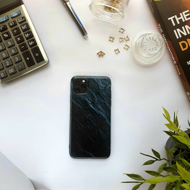 Blue and Black Silicon Case