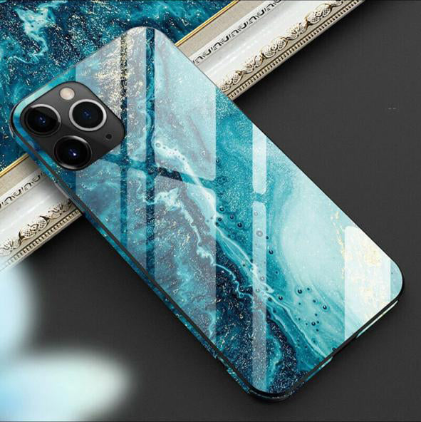 At the Beach Tempered Glass Case
